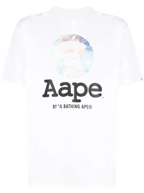 AAPE BY *A BATHING APE logo-print cotton T-shirt Men