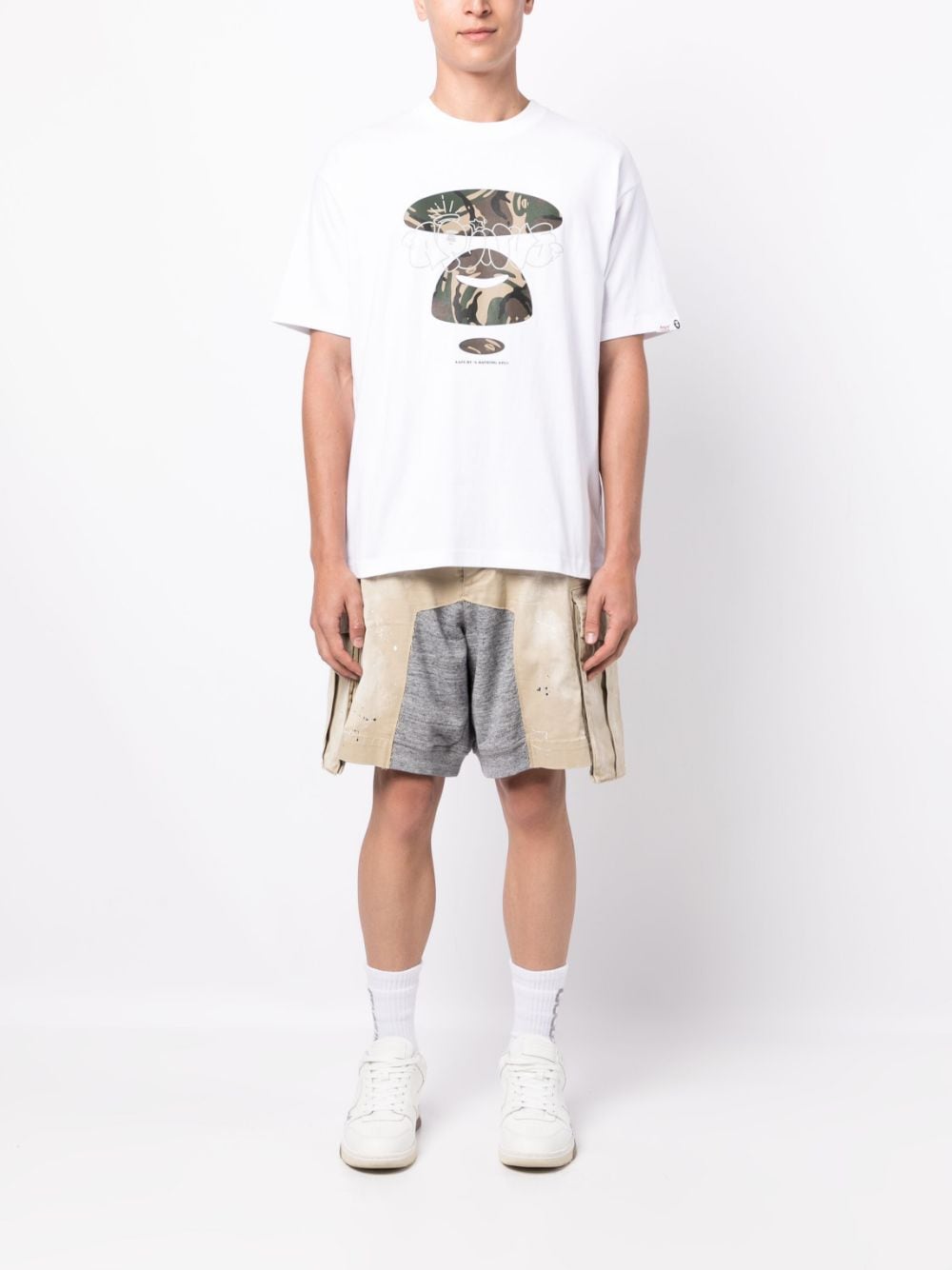 AAPE BY *A BATHING APE® T-shirt met grafische print - Wit