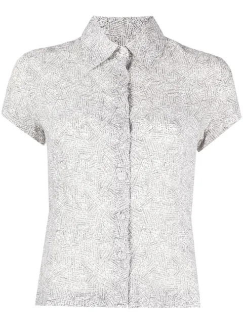 CHANEL Pre-Owned 1999 Rue Cambon print shirt