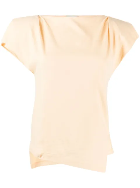 ISABEL MARANT Sebani padded asymmetric T-shirt
