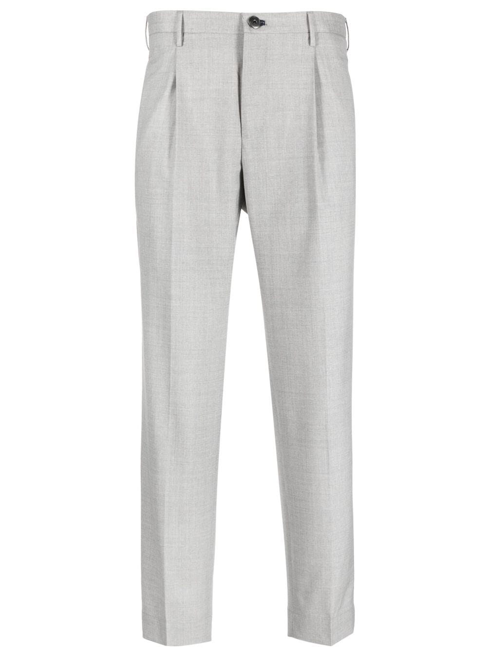 Incotex Chino Tapered Trousers In Grey