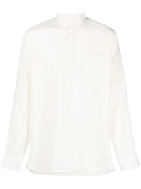 PT Torino long-sleeve linen shirt