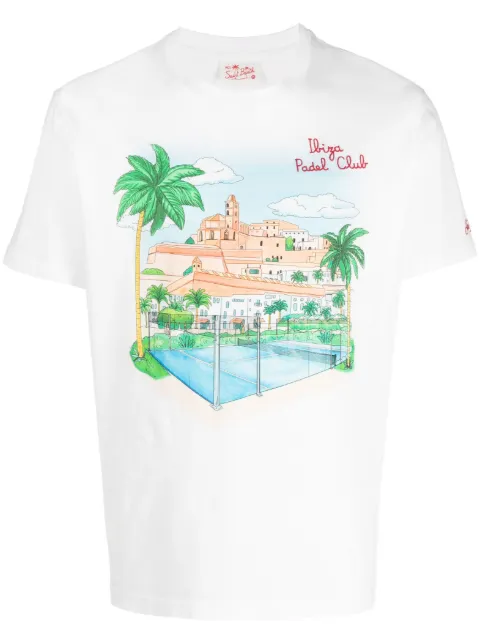 MC2 Saint Barth T-Shirt mit Illustrations-Print