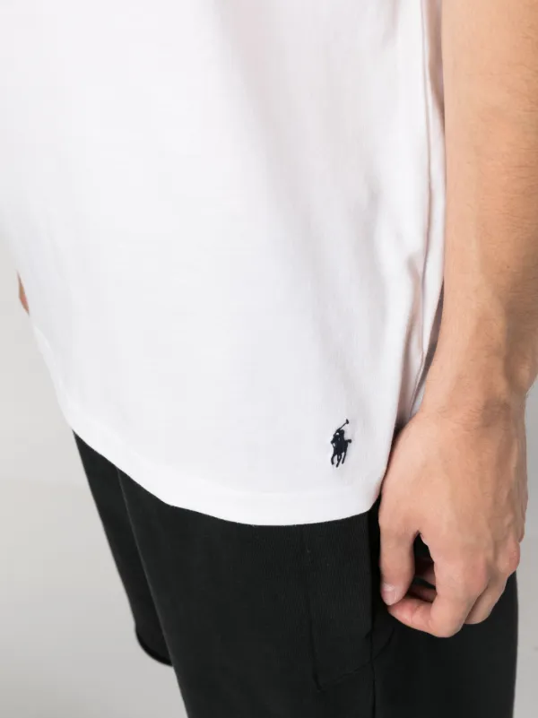 Tシャツ・カットソー POLO RALPH LAUREN Logo t-shirt White Polo Ralph Lauren ロゴ Tシャツ | ホワイト | FARFETCH JP