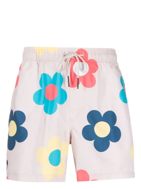 OAS Company Daisy drawstring swim shorts 