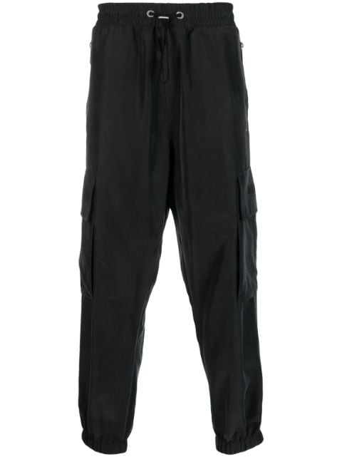 Balmain embossed-logo modal-blend cargo pants