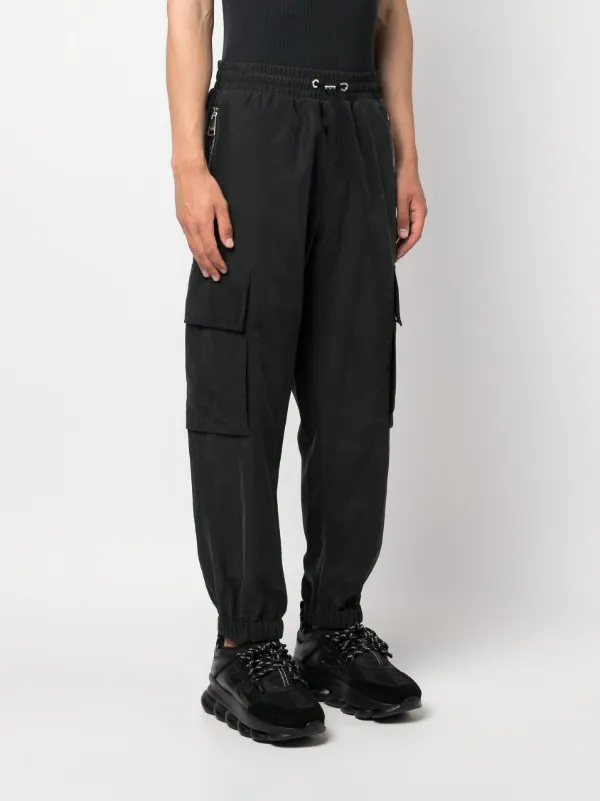 Balmain Monogram Nylon Cargo Pants on SALE