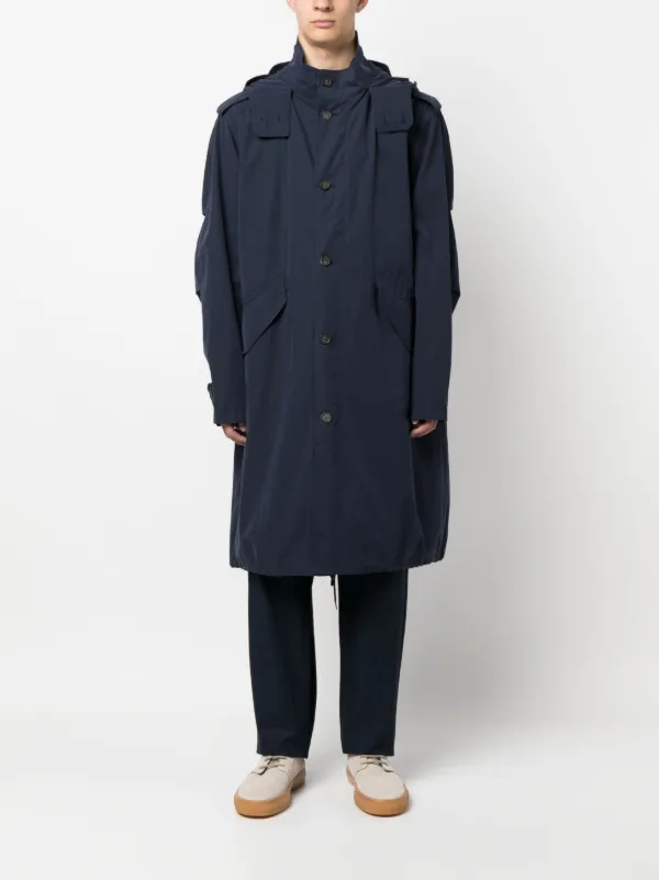 A.P.C. パーカーコート | ブルー | FARFETCH JP