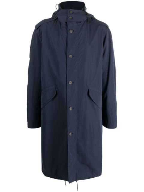 A.P.C. hooded parka coat Men