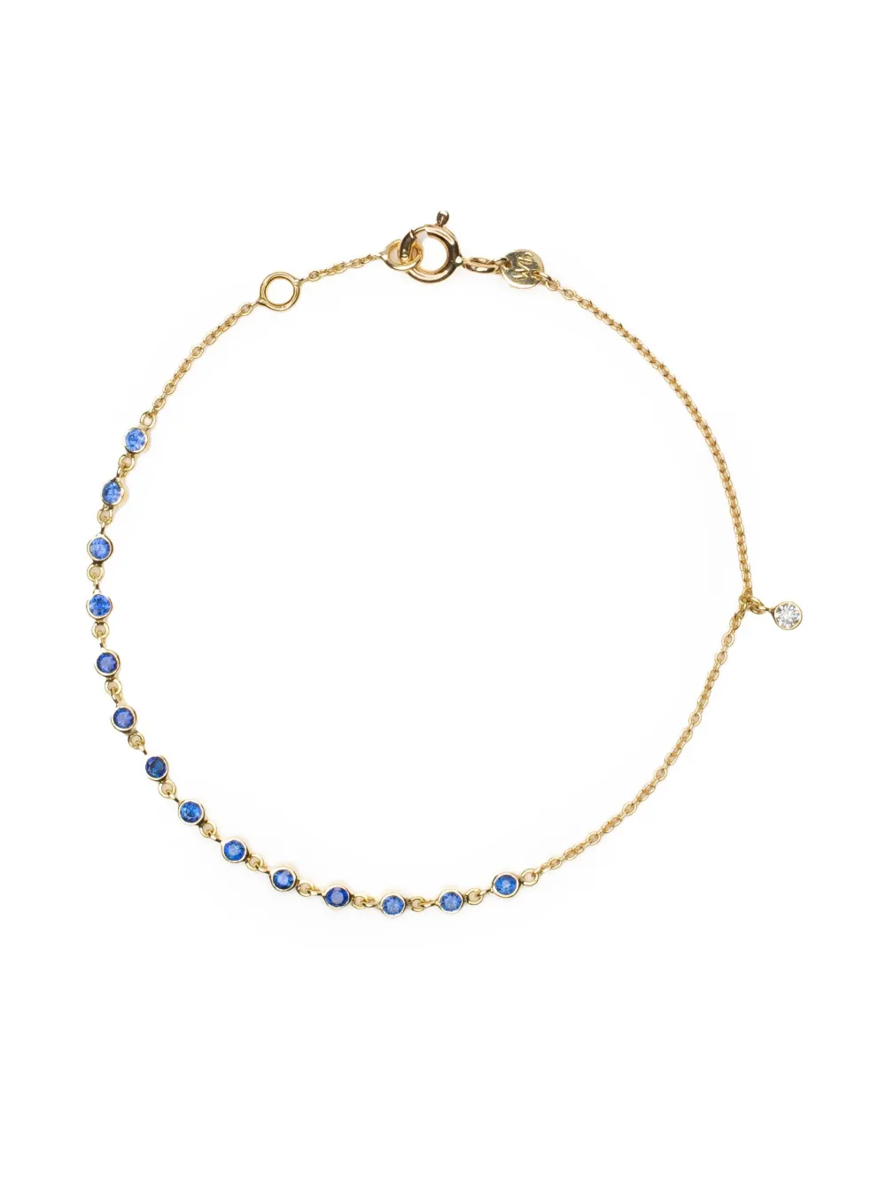 Gold on sale sapphire bracelet