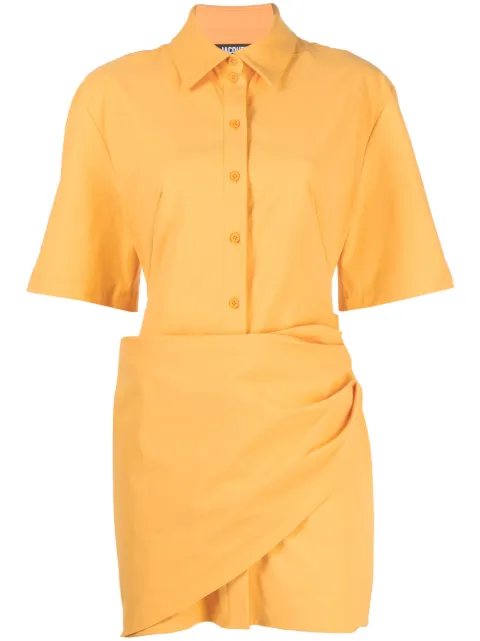 Jacquemus vestido con detalle de aberturas