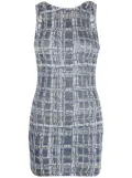 VITELLI sleeveless knitted minidress - Blue