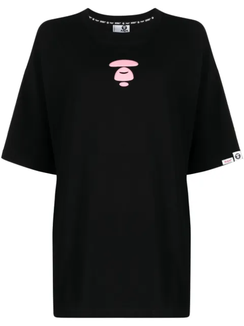 AAPE BY *A BATHING APE® logo-print cotton T-shirt