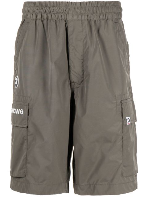 AAPE BY *A BATHING APE logo-applique cargo shorts Men