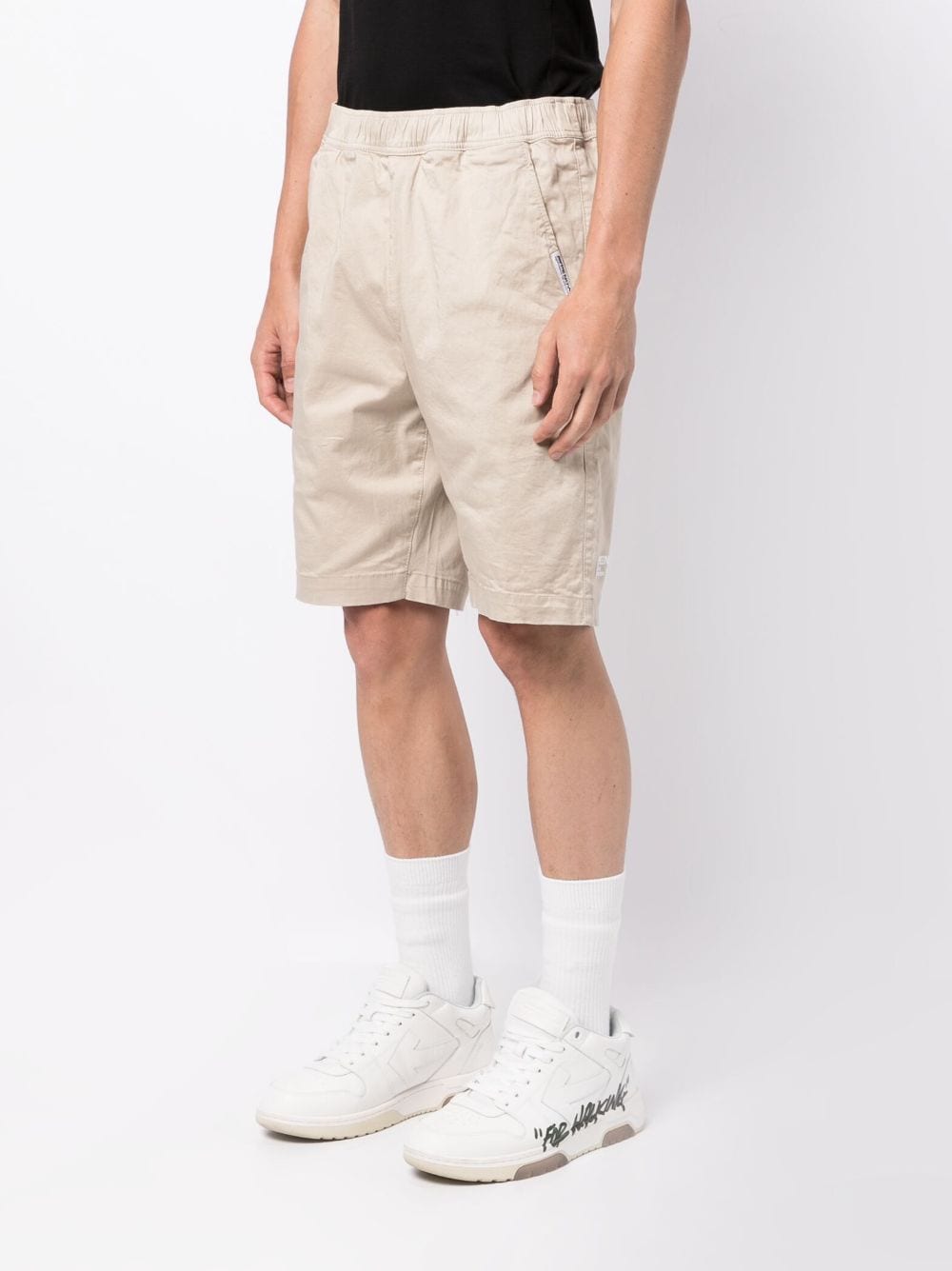 Shop Aape By A Bathing Ape Sleeveless Cotton Tank Top In Neutrals