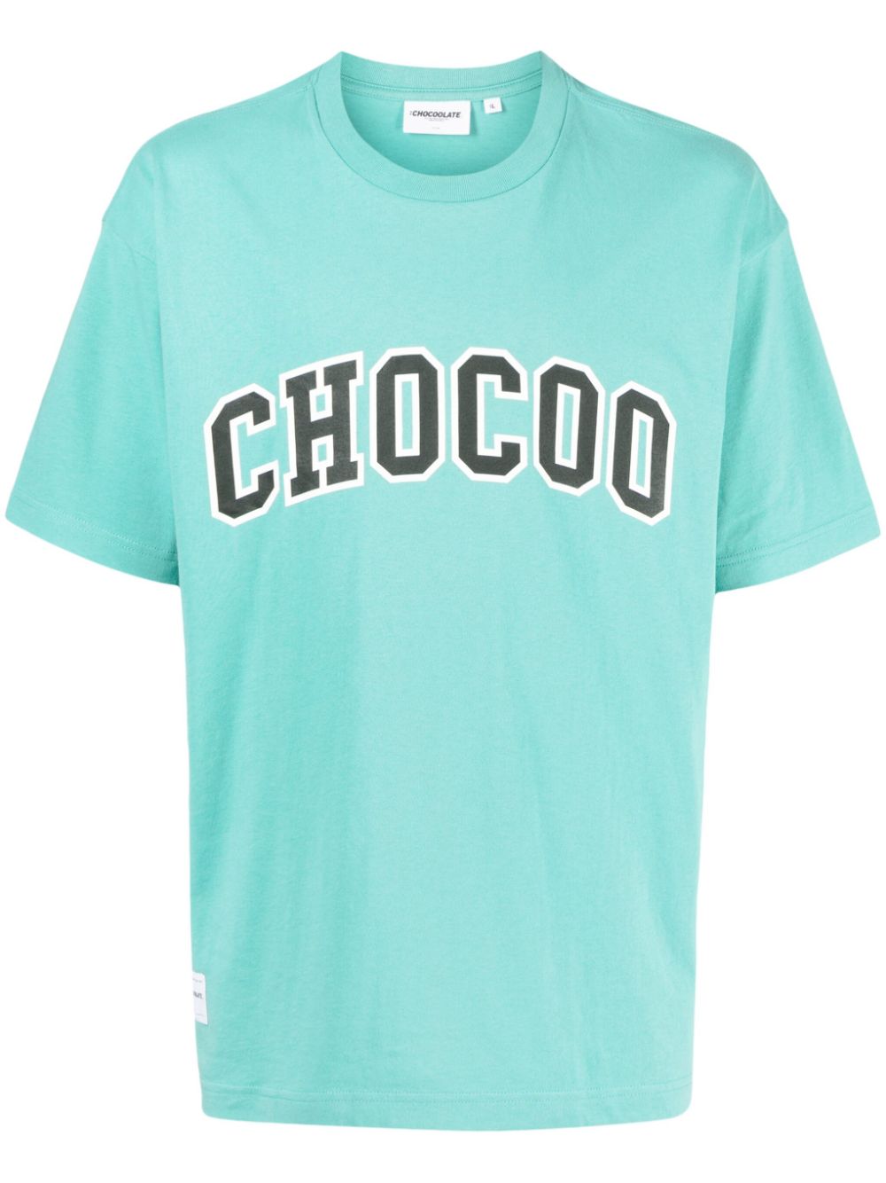 Chocoolate Logo-print Cotton T-shirt In Blue