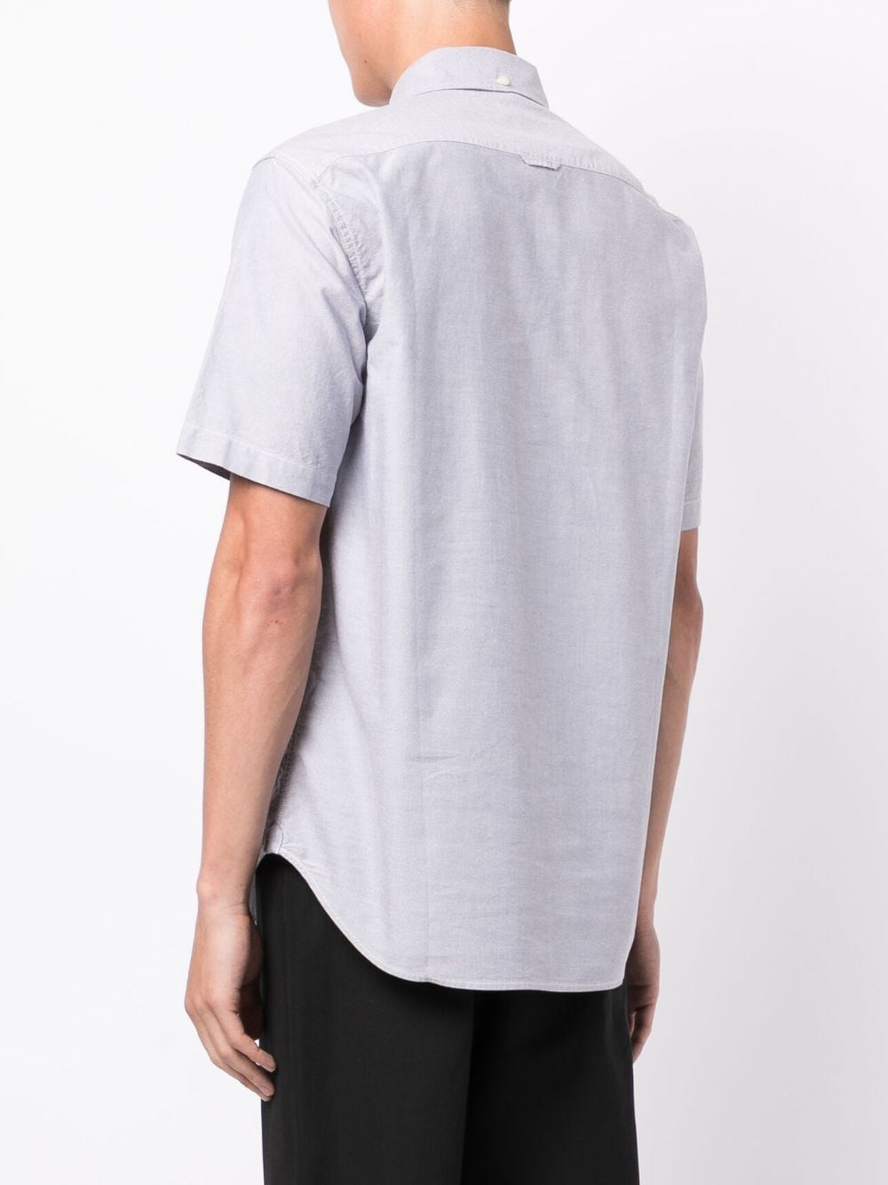 Shop Chocoolate Embroidered-logo Cotton Shirt In Grey