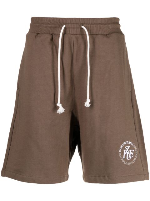 izzue shorts deportivos con logo bordado