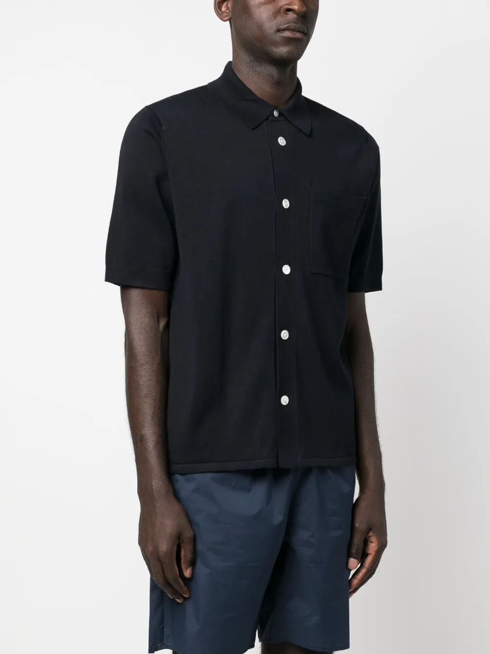  Norse Projects Button-up Short-sleeve Shirt - Blue 