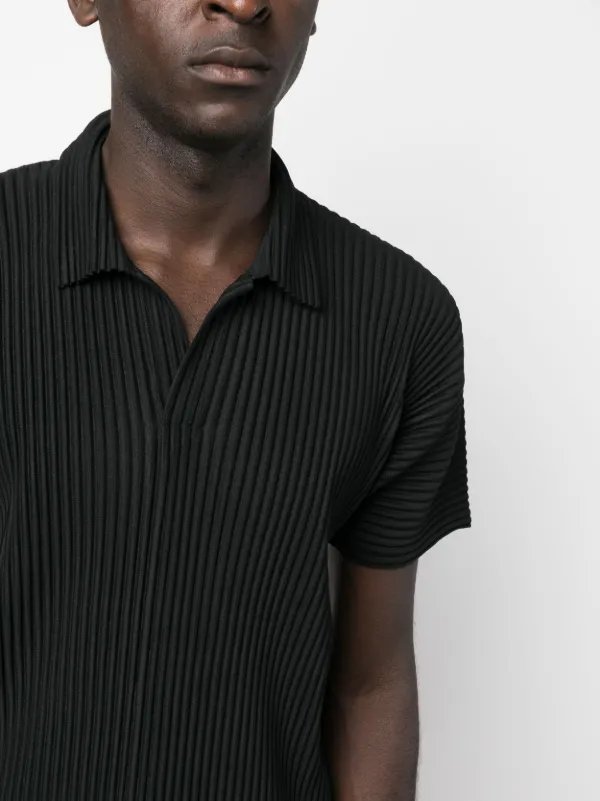 Homme Plissé Issey Miyake Pleated short-sleeve Shirt - Farfetch