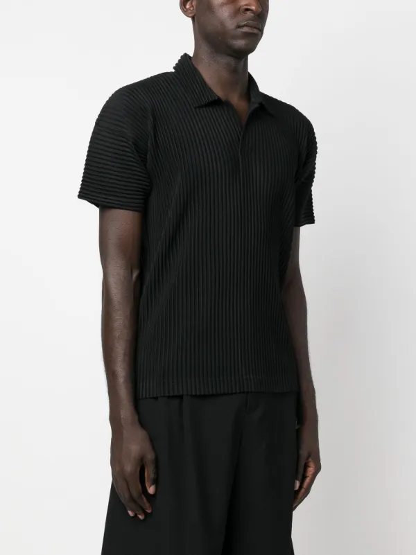 Homme Plissé Issey Miyake Pleated short-sleeve Shirt - Farfetch