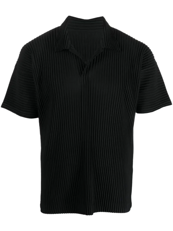 Homme Plissé Issey Miyake Pleated short-sleeve Shirt - Farfetch