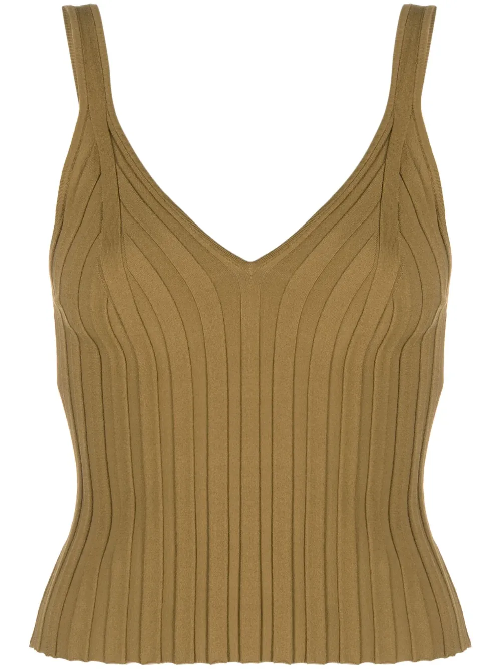 Helmut Lang Tanktop met V-hals Groen