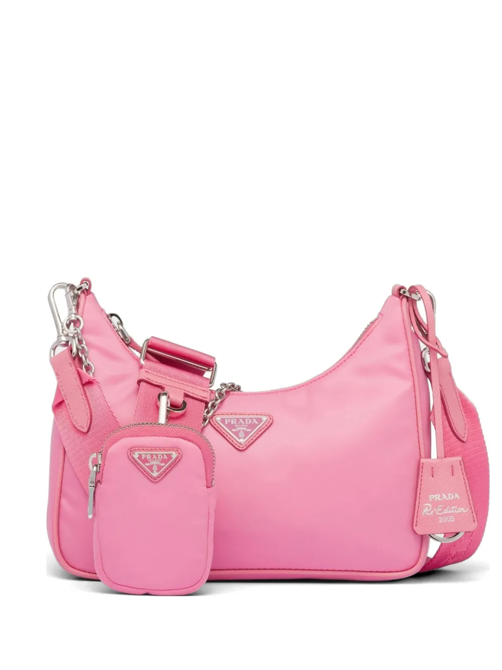 Prada Re-Edition Shoulder Bag | Pink | FARFETCH