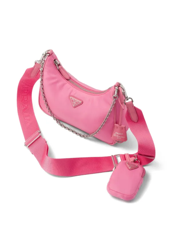 Prada Re-Edition Shoulder Bag | Pink | FARFETCH