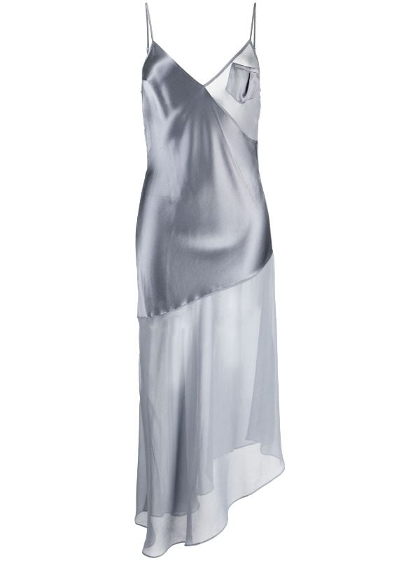 Grey silk hot sale slip