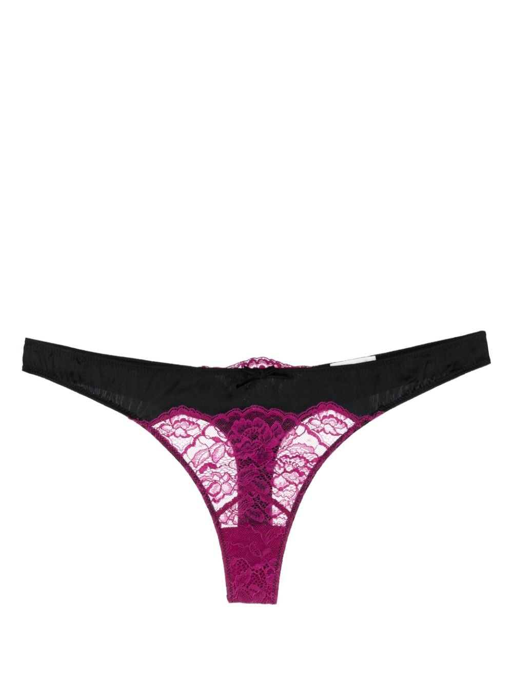 Roxy floral embroidery thong