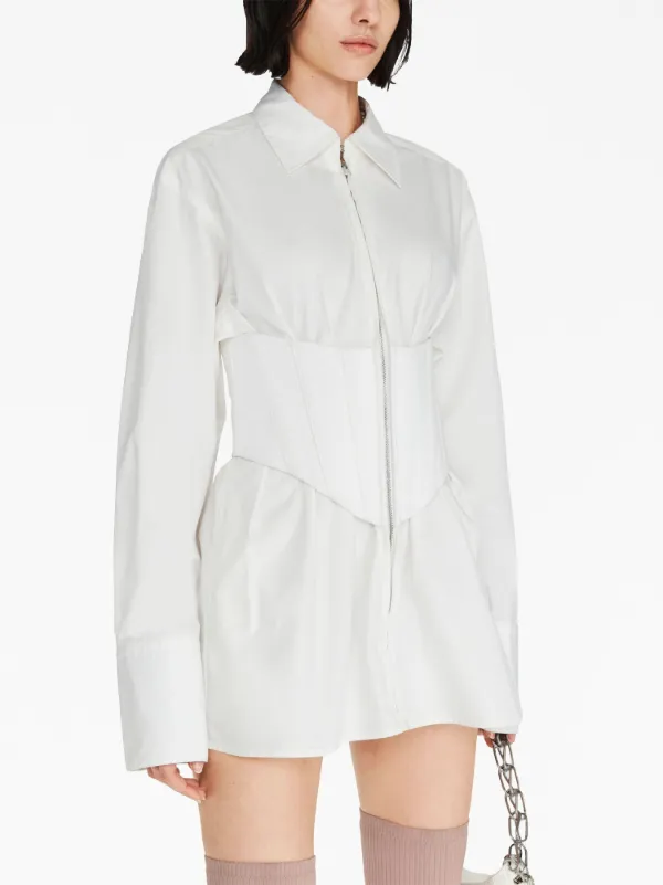 Dion Lee ミニドレス | ホワイト | FARFETCH JP