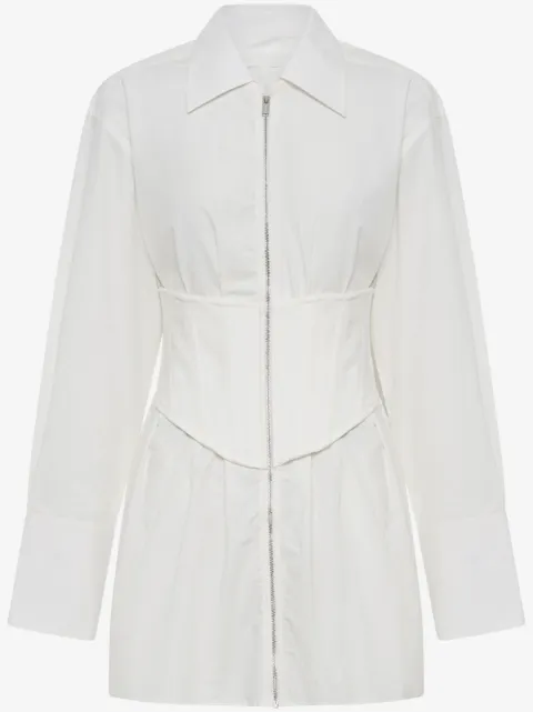 Dion Lee corset organic-cotton minidress