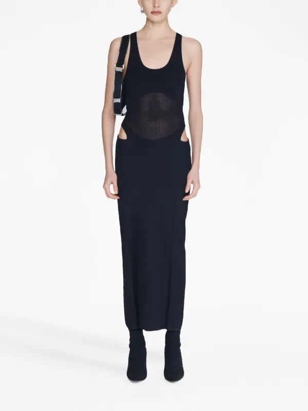 dion lee sheer knit top