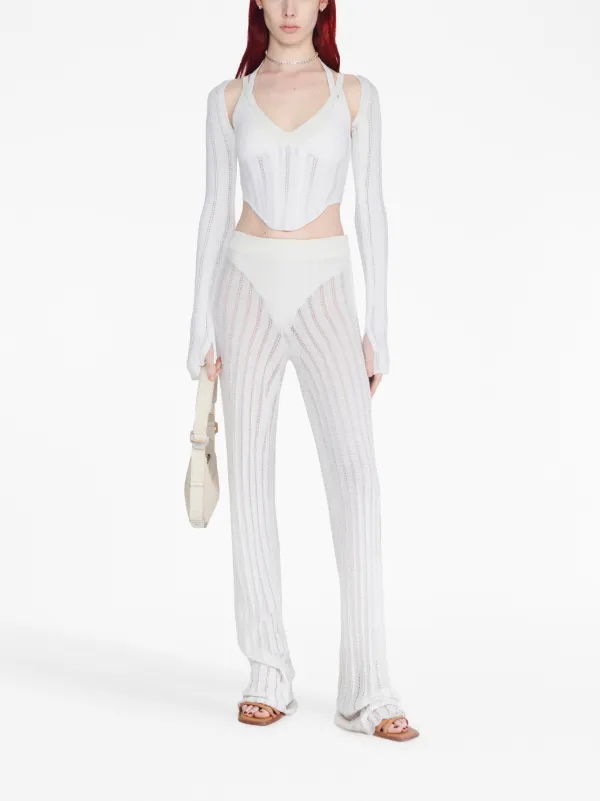 【関税込み】Dion Lee ホワイト コルセット Tシャツ Dion Lee コルセット トップ | ホワイト | FARFETCH JP