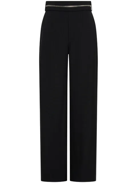 Dion Lee zipped wool straight-leg trousers