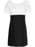 b+ab ruffled-collar A-line minidress - White