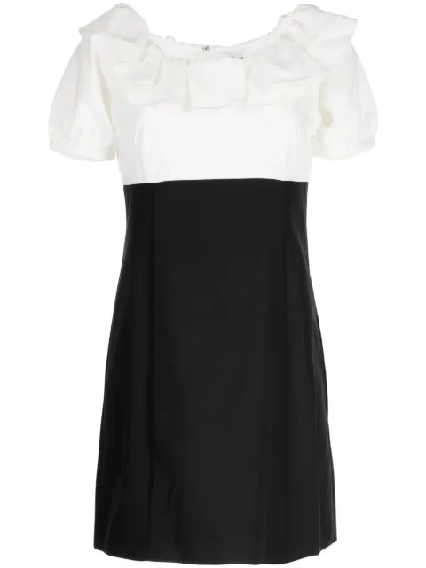 b+ab ruffled-collar A-line minidress
