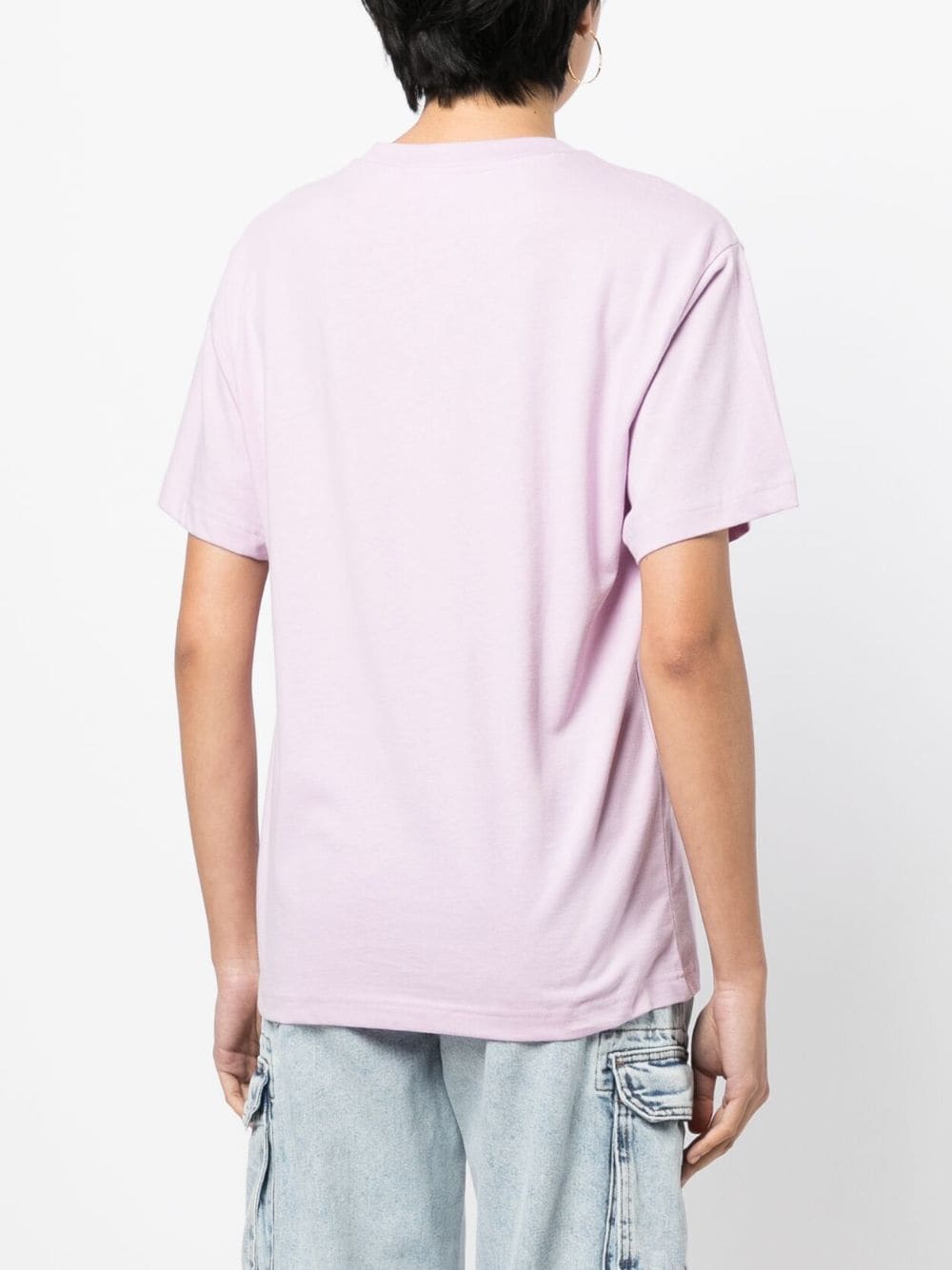 Shop Chocoolate Logo-print Cotton T-shirt In Purple
