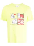 CHOCOOLATE cartoon-print short-sleeved T-shirt - Yellow