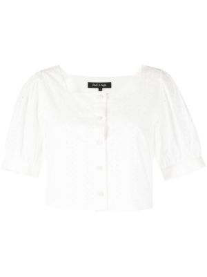 Tout a Coup Blusa Corta Con Bordado Ingl s Farfetch