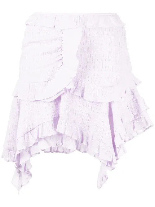 Jupe asymétrique Geneva à taille haute - ISABEL MARANT - Modalova