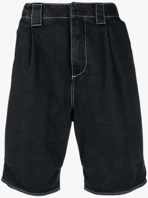 Sunnei knee-length denim bermuda shorts