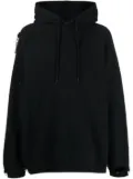 Raf Simons artwork-print cotton hoodie - Black