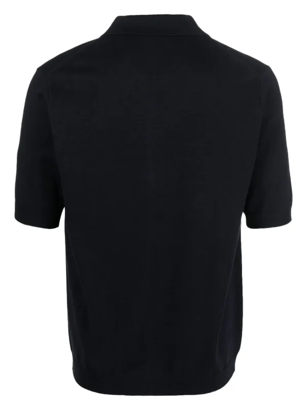 Sueter tipo best sale polo negro