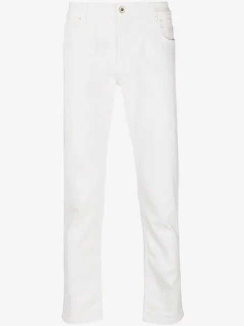 Eleventy jean slim à taille basse