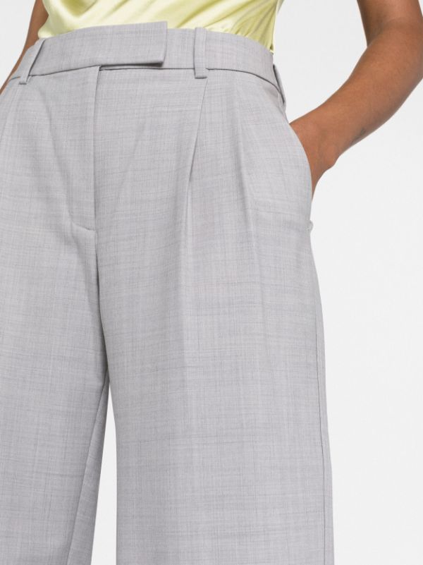 Helmut Lang Cropped Flared Trousers, $701, farfetch.com