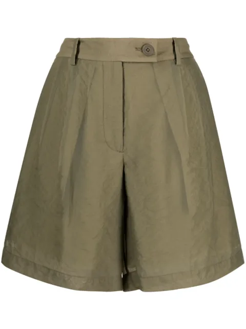 Helmut Lang shorts transparentes con pinzas