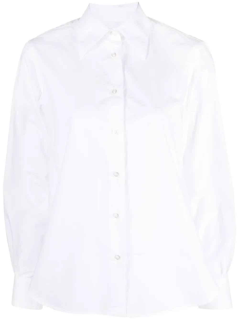 OFFICINE GENERALE LONG-SLEEVE COTTON SHIRT