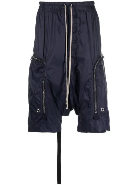 Rick Owens DRKSHDW zip-detail bermuda shorts